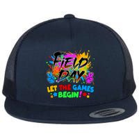 Field Days Let The Games Begin! Flat Bill Trucker Hat