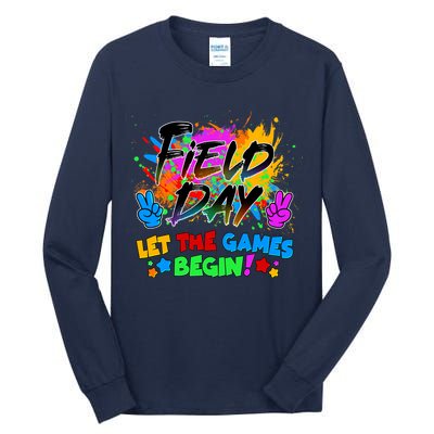 Field Days Let The Games Begin! Tall Long Sleeve T-Shirt