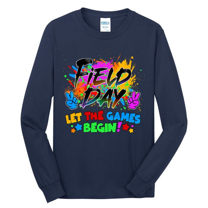 Field Days Let The Games Begin! Tall Long Sleeve T-Shirt