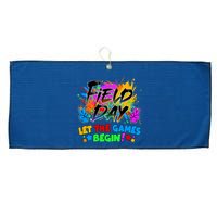 Field Days Let The Games Begin! Large Microfiber Waffle Golf Towel