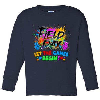 Field Days Let The Games Begin! Toddler Long Sleeve Shirt