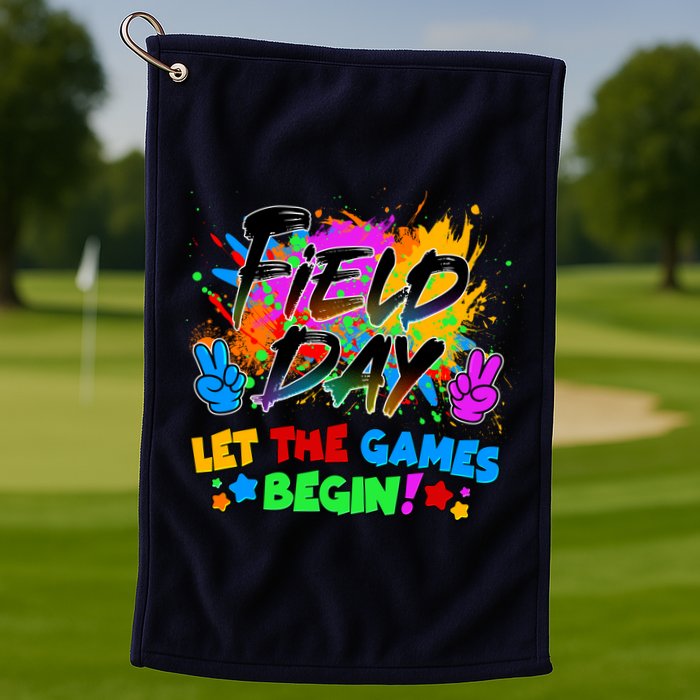 Field Days Let The Games Begin! Golf Towel