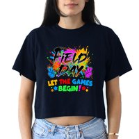 Field Days Let The Games Begin! Crop Top