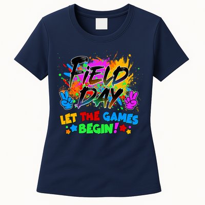 Field Days Let The Games Begin! Womens T-Shirt