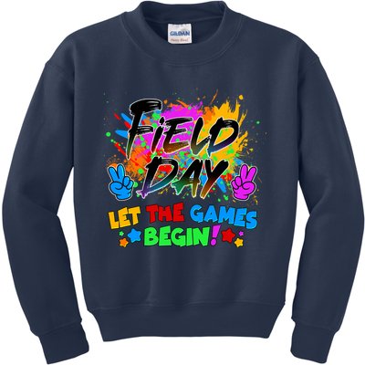 Field Days Let The Games Begin! Kids Sweatshirt