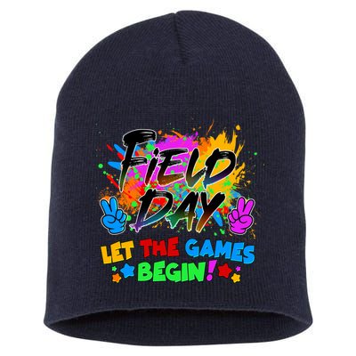 Field Days Let The Games Begin! Short Acrylic Beanie