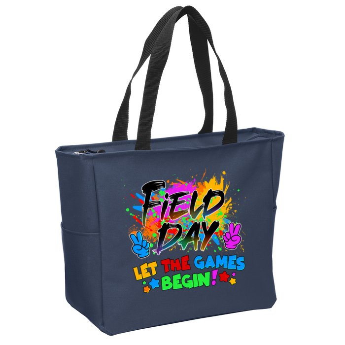 Field Days Let The Games Begin! Zip Tote Bag