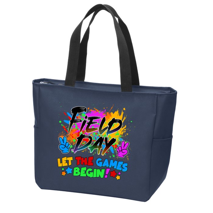 Field Days Let The Games Begin! Zip Tote Bag