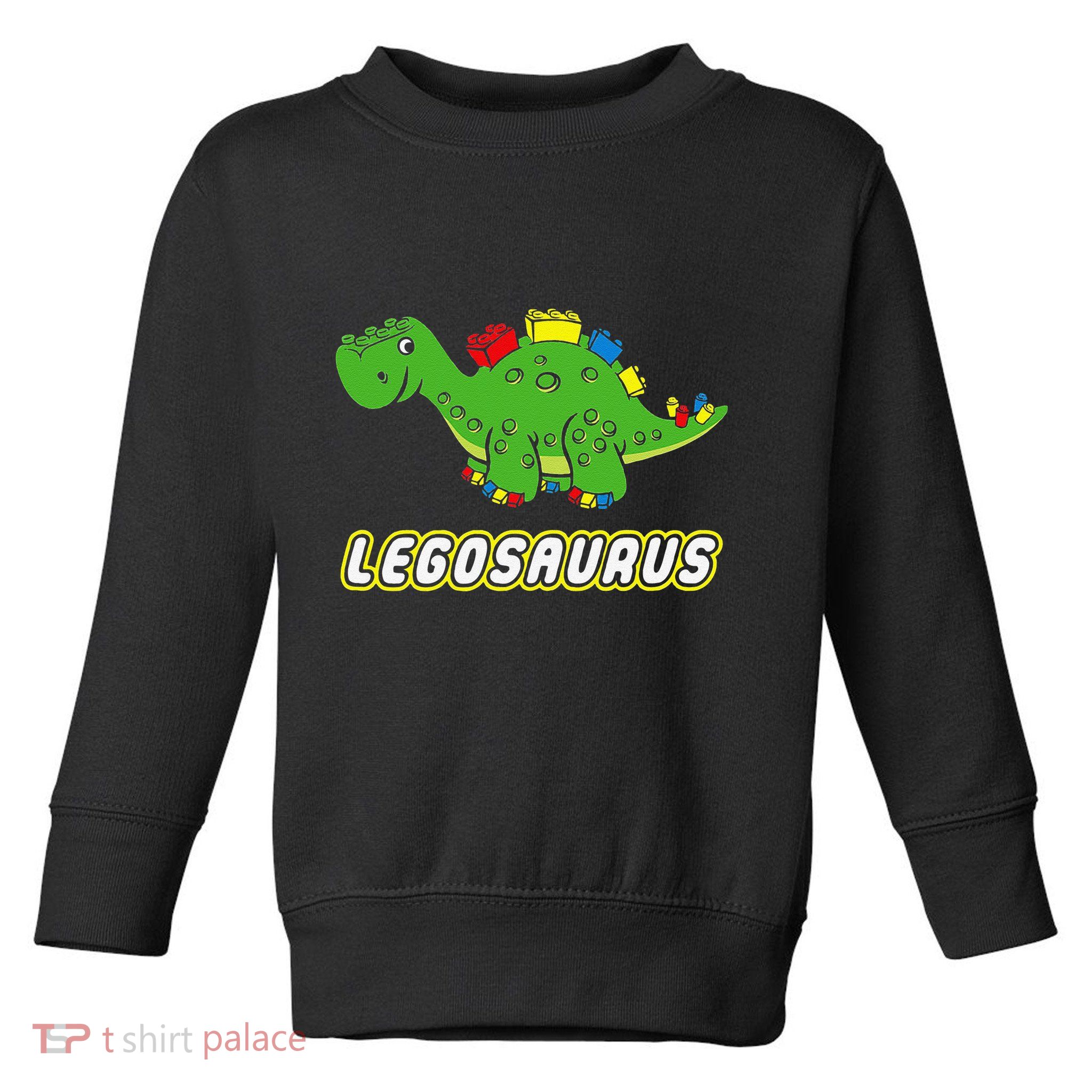 funny dinosaur Legosaurus Legos Saurus dino Toddler Sweatshirt