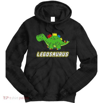 funny dinosaur Legosaurus Legos Saurus dino Tie Dye Hoodie
