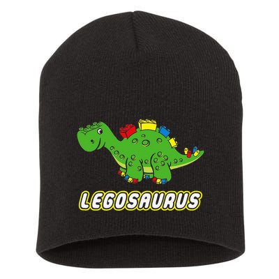 funny dinosaur Legosaurus Legos Saurus dino Short Acrylic Beanie