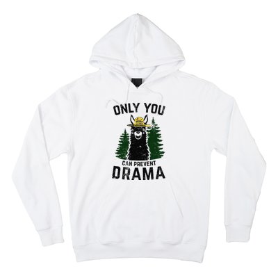 Funny Drama Llama Only You Can Prevent Drama Sarcastic Lover Hoodie