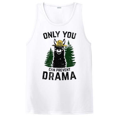 Funny Drama Llama Only You Can Prevent Drama Sarcastic Lover PosiCharge Competitor Tank