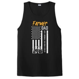 Farmer Dad Like Normal Only Cooler Us Flag PosiCharge Competitor Tank