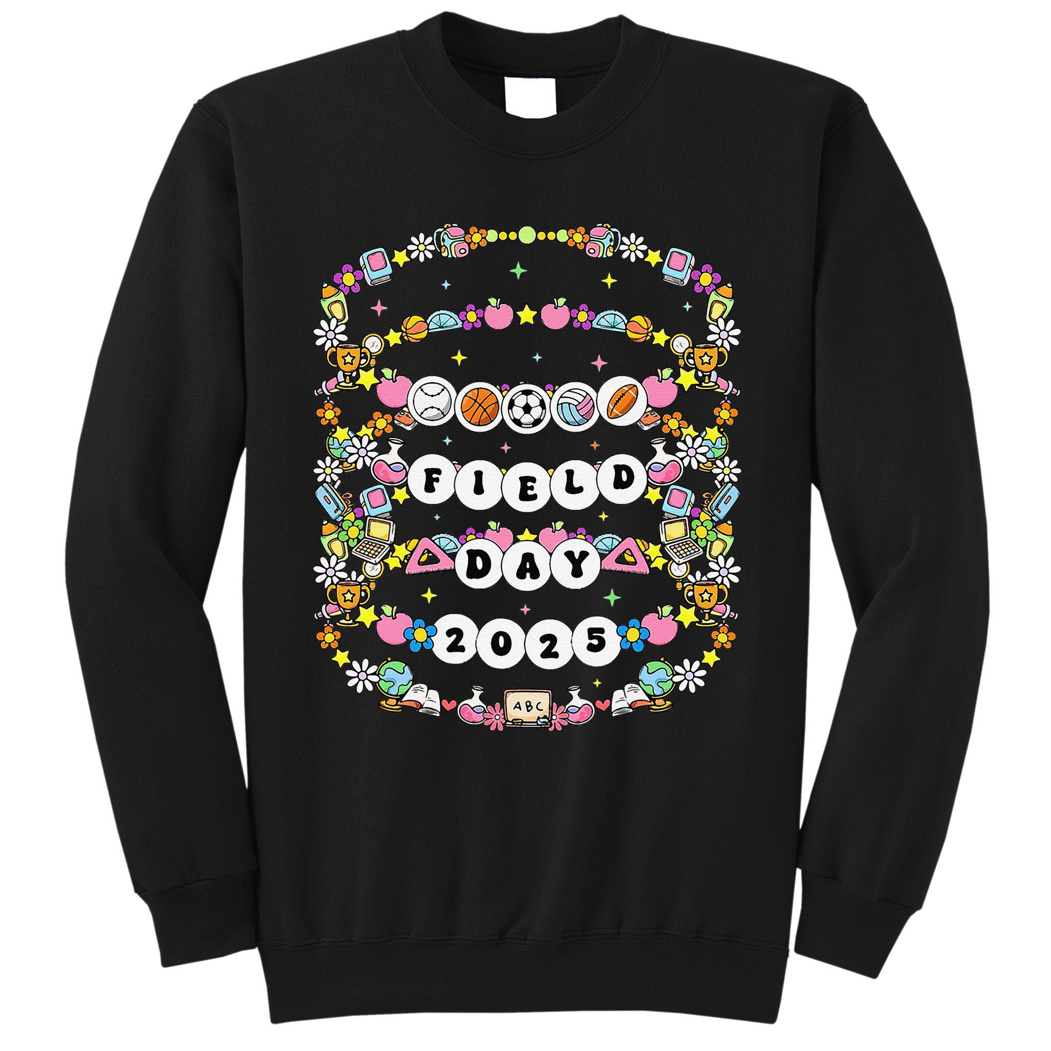 Field Day Let The Games Begin Friendship Bracelet Sports Tall Sweatshirt