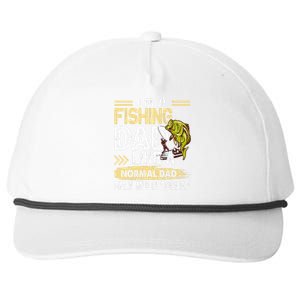 Fishing Dad Like A Normal Dad Only Much Cooler Snapback Five-Panel Rope Hat