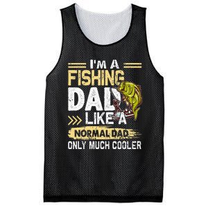 Fishing Dad Like A Normal Dad Only Much Cooler Mesh Reversible Basketball Jersey Tank