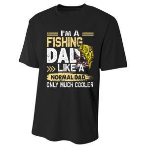 Fishing Dad Like A Normal Dad Only Much Cooler Performance Sprint T-Shirt