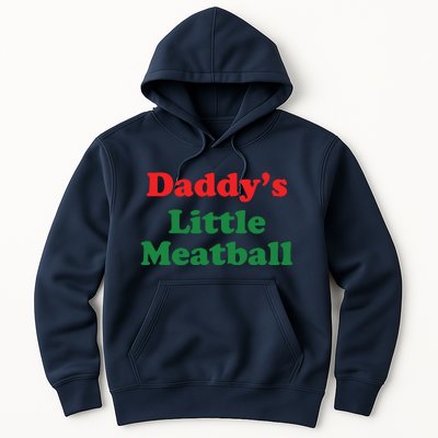 Funny Daddy Little Meatball Hoodie