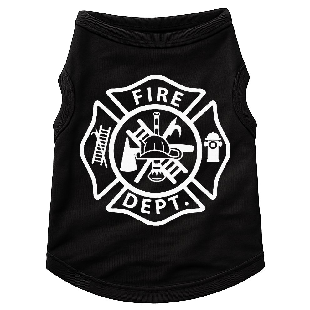 Fire Department Logo Uniform Fireman Symbol Firefighter Gear Doggie Tank