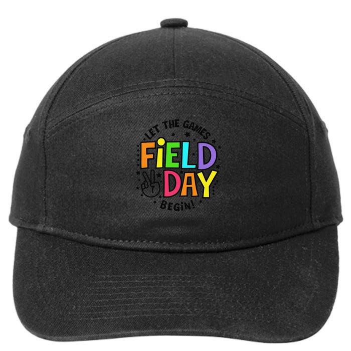 Field Day Let The Games Begin 2025 Teachers 7-Panel Snapback Hat