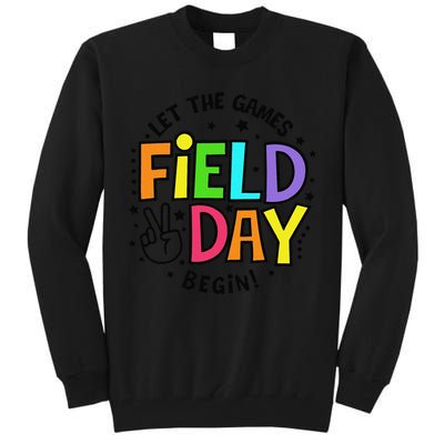 Field Day Let The Games Begin 2025 Teachers Tall Sweatshirt
