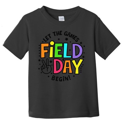 Field Day Let The Games Begin 2025 Teachers Toddler T-Shirt