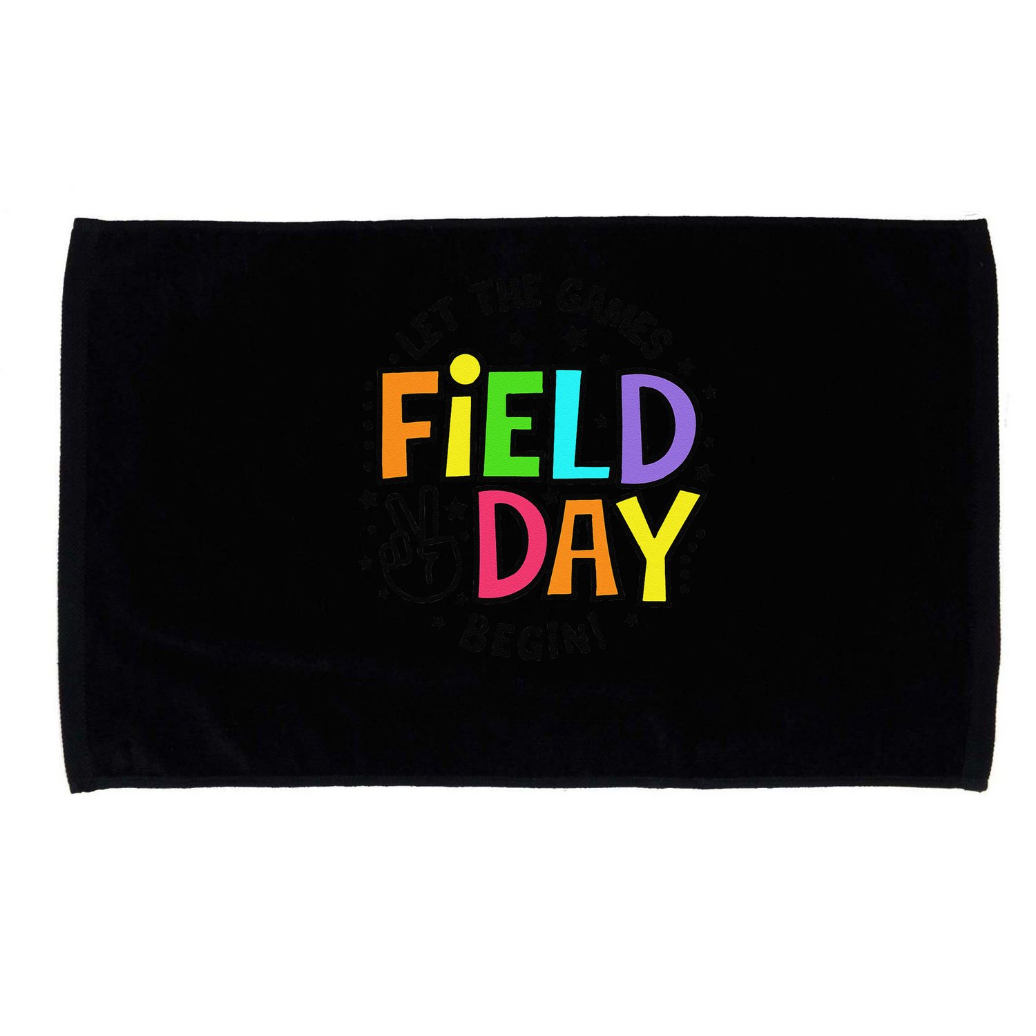 Field Day Let The Games Begin 2025 Teachers Microfiber Hand Towel