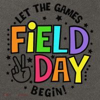 Field Day Let The Games Begin 2025 Teachers Cotton Canvas Backpack