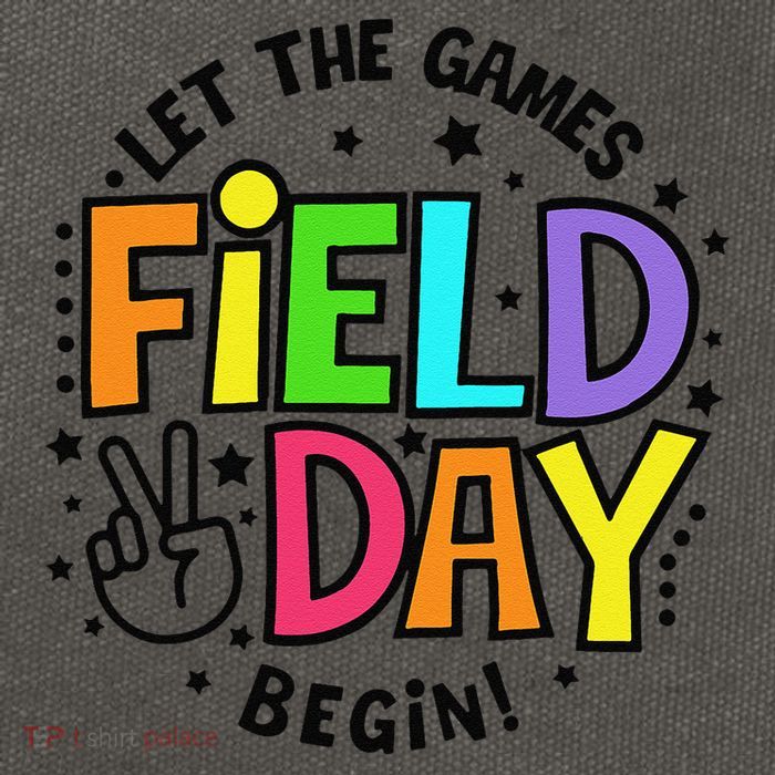 Field Day Let The Games Begin 2025 Teachers Cotton Canvas Backpack