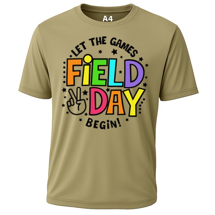 Field Day Let The Games Begin 2025 Teachers Cooling Performance Crew T-Shirt