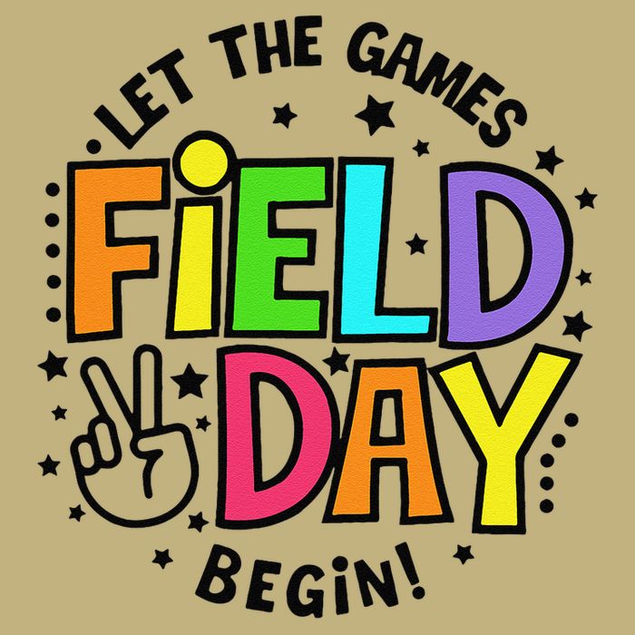 Field Day Let The Games Begin 2025 Teachers Cooling Performance Crew T-Shirt