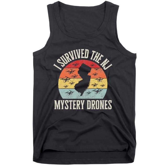 Funny Drone Lover I Survived The New Jersey Mystery Drones Tank Top