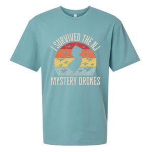 Funny Drone Lover I Survived The New Jersey Mystery Drones Sueded Cloud Jersey T-Shirt