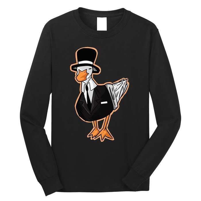 Funny Duck Lover Gift Long Sleeve Shirt