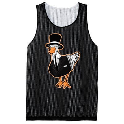 Funny Duck Lover Gift Mesh Reversible Basketball Jersey Tank