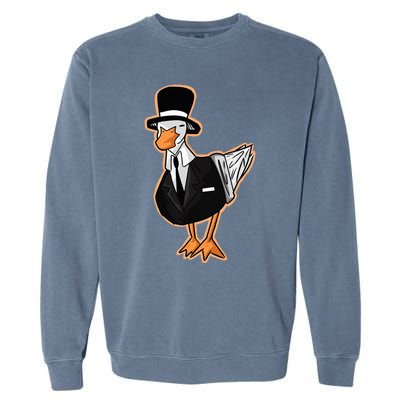 Funny Duck Lover Gift Garment-Dyed Sweatshirt