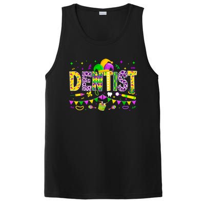 Funny Dentist Lover Mardi Gras Carnival Party Cute Gift PosiCharge Competitor Tank