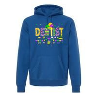 Funny Dentist Lover Mardi Gras Carnival Party Cute Gift Premium Hoodie