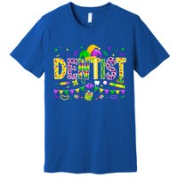 Funny Dentist Lover Mardi Gras Carnival Party Cute Gift Premium T-Shirt