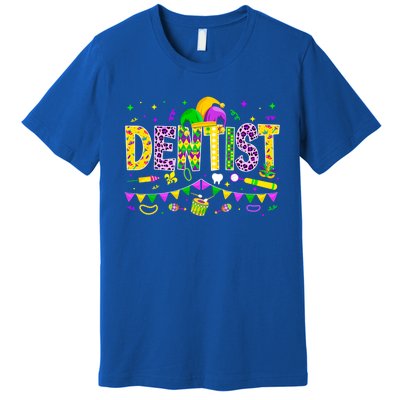 Funny Dentist Lover Mardi Gras Carnival Party Cute Gift Premium T-Shirt