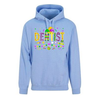 Funny Dentist Lover Mardi Gras Carnival Party Cute Gift Unisex Surf Hoodie