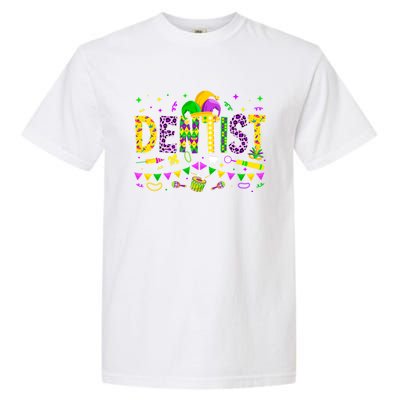 Funny Dentist Lover Mardi Gras Carnival Party Cute Gift Garment-Dyed Heavyweight T-Shirt