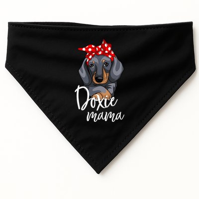Funny Doxie Mama Dachshund Lover Weiner Dog Gift USA-Made Doggie Bandana
