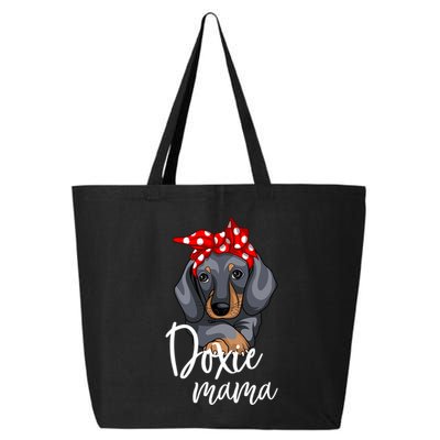 Funny Doxie Mama Dachshund Lover Weiner Dog Gift 25L Jumbo Tote