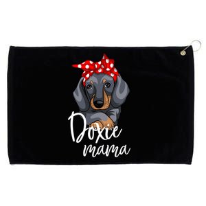 Funny Doxie Mama Dachshund Lover Weiner Dog Gift Grommeted Golf Towel