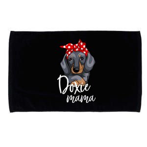 Funny Doxie Mama Dachshund Lover Weiner Dog Gift Microfiber Hand Towel