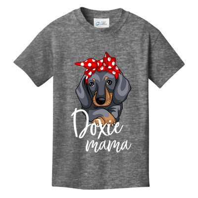 Funny Doxie Mama Dachshund Lover Weiner Dog Gift Kids T-Shirt