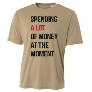 Funny Dad Mom Parents Day Spending A Lot Money At The Moment Cooling Performance Crew T-Shirt