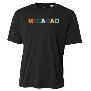 Funny Dad Megadad Gift Mega Dad Cooling Performance Crew T-Shirt